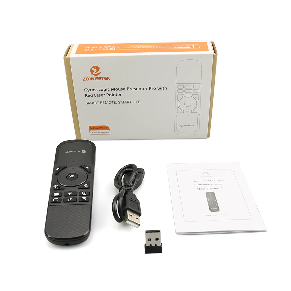Zoweetek i7 2 4G Беспроводная клавиатура Air Fly Mouse пульт дистанционного управления