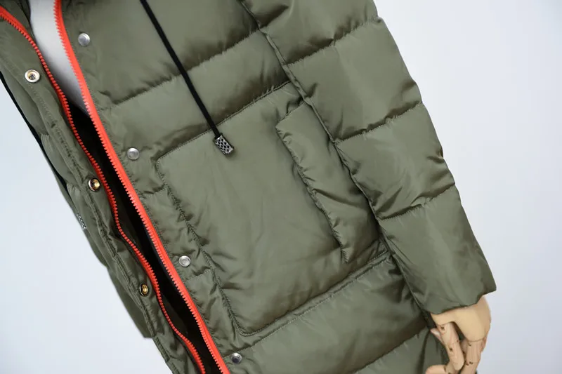 Fourrure Parka Col Épaissir Mode army Femelle Vestes Haute Gros Femmes Noir Europe De Veste Vers rose 2017 Le Manteau En Green Qualité Bas Vêtements qzHCW18n
