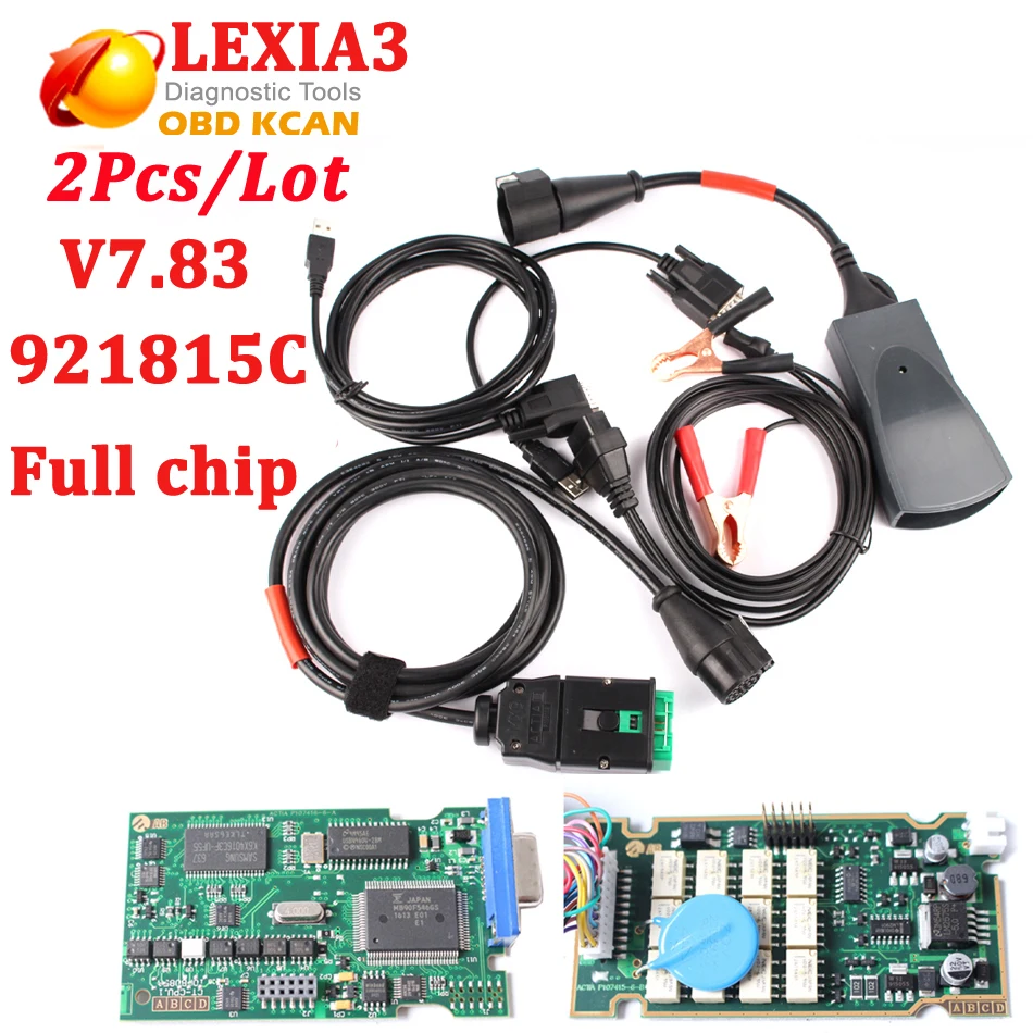 

2 pcs/lot V7.83 Lexia 3 with 921815C firmware Full Chip lexia3 for Peugeot for Citroen Lexia 3 PP2000 Lexia3 DHL shipping