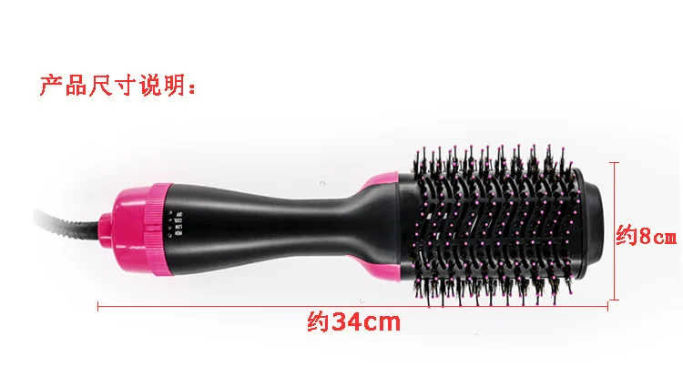 Rotativa de Cabelo Escova de Cabelo Escova para Cabelo Alisadora para Cabelo Modelador de Cachos Escova de Secar 2 em 1 Escova Ionica Eletrica Pente Eletrico Cabelo Curling Iron 18 para cabelo eletrica pente eletrico escova alisadora