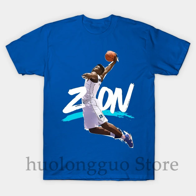 Funny Printed Men T shirt O neck tshirts Zion Williamson