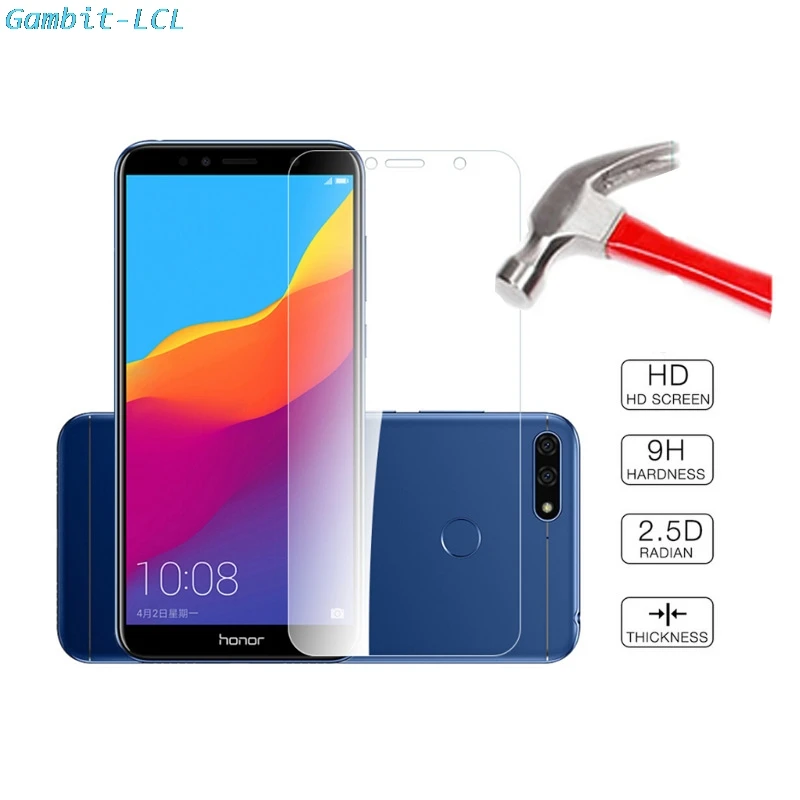 

2pcs Tempered Glass For Huawei Y5 Prime 2018 Y5 Lite 2018 DRA-LX5 DRA-L21 DRA-LX2 For Honor 7S Screen Protector Protective Film