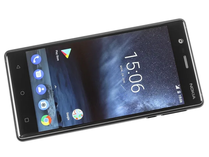 Оригинальный разблокированный сотовый телефон Nokia 3 Android 5 0 дюйма четырёхъядерный