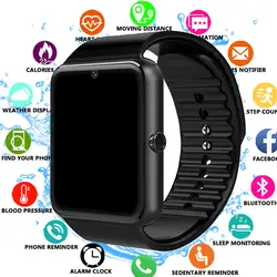 Hixanny Smart WatchGT08 часы уведомление о синхронизации Поддержка sim-карта TF Bluetooth Подключение умные часы для телефона на Android умные часы из сплава