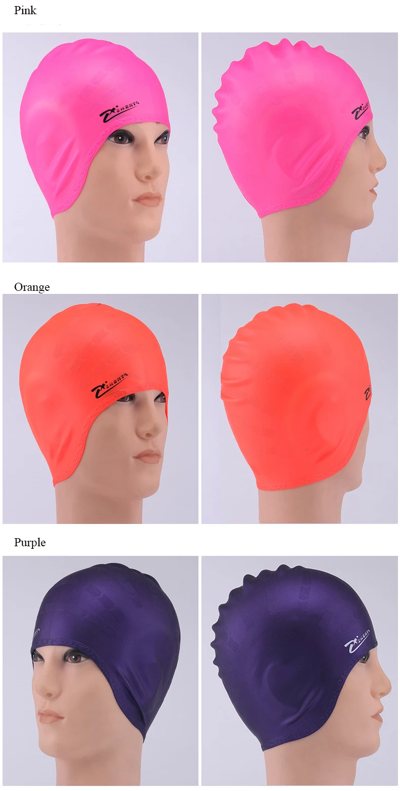 Силикагелевая шапочка для плавания gorro piscina для мужчин и женщин, водонепроницаемая кепка для защиты ушей, для плавания, дайвинга, для плавания, для мужчин, удобная Кепка для плавания ming