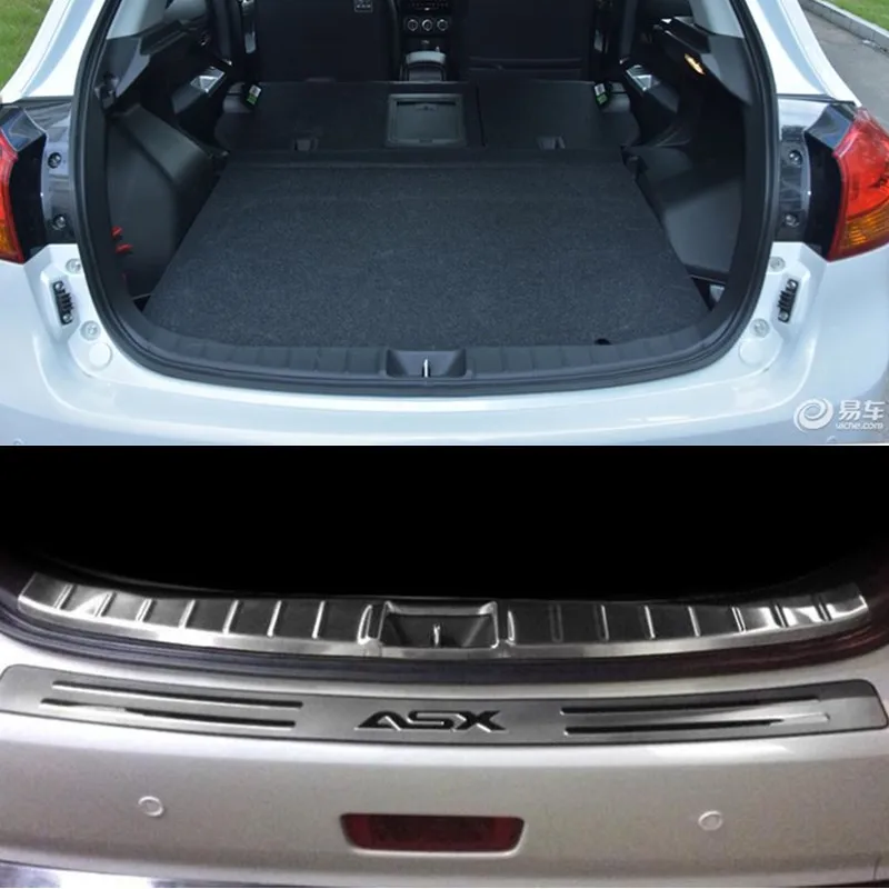Аксессуары для стайлинга автомобилей подходит для 2013- Mitsubishi камера заднего вида ASX Бампер протектор крутая панель крышка багажника Накладка на порог