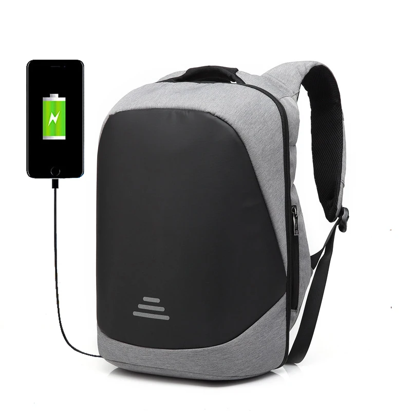 

New Arrivals Men Backpack For 15.6 Laptop Backpack Large Capacity Casual Style Bag Water Repellent Backpack Anti theft USB Bag