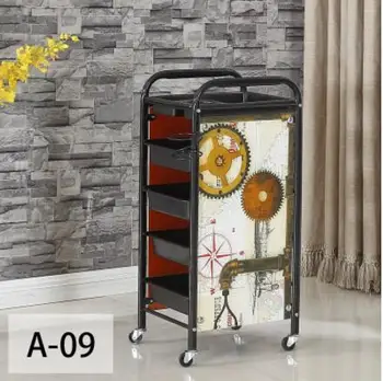 

Hair car beauty stroller hair salon press dyeing tool car hair .salon trolley bar car new European style.