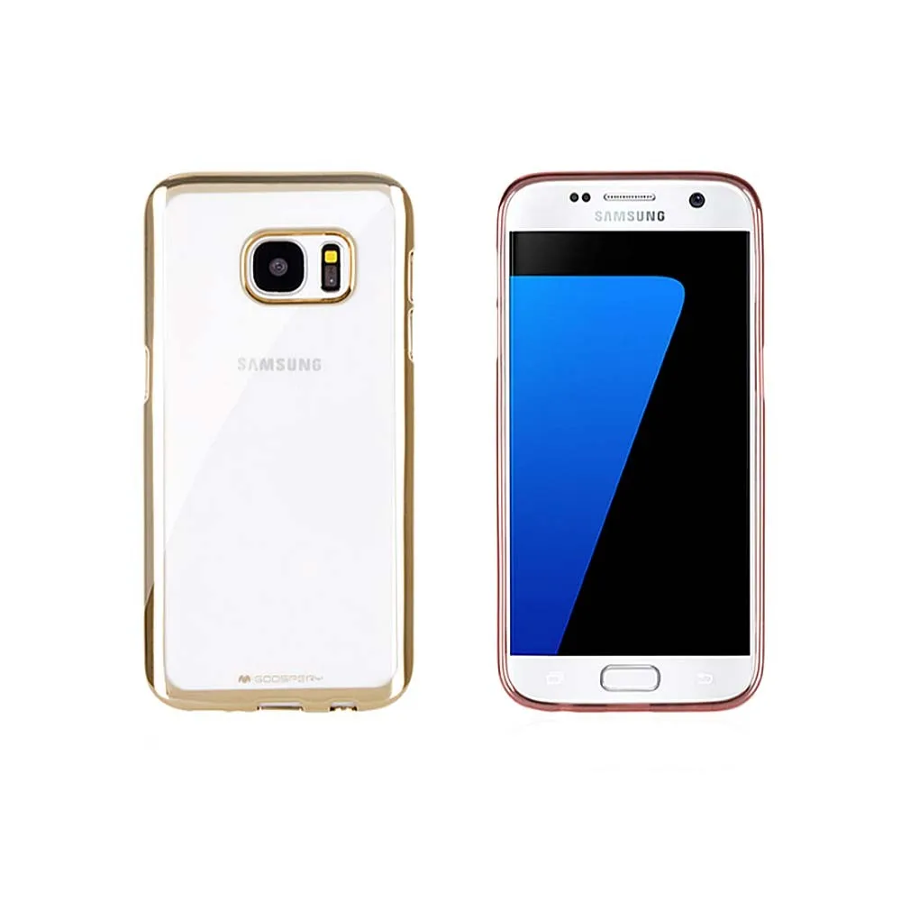 

YEINDBOO Phone Case 6'' For Samsung S7 EDGE G935 Simple Transparent Ultrathin Soft TPU Case Candy Color Back Cover