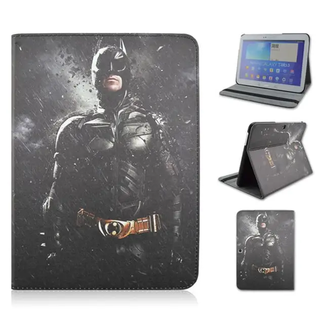 Batman Logo PU Leather Tablet Cover Case For Samsung galaxy Tab 4 10