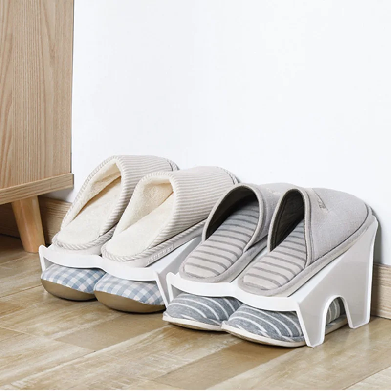 

Double Cleaning Shoe Organizer Modern Cleaning Storage Shoes Rack Living Room Convenient Shoebox Shoes Organizer Stand Shelf