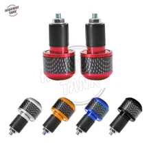 7/" 22 мм Мотоцикл с ЧПУ алюминиевый руль акустическая система концы слайдеры Ручка рукоятки руля крышка штекер слайдер чехол для Honda Kawasaki