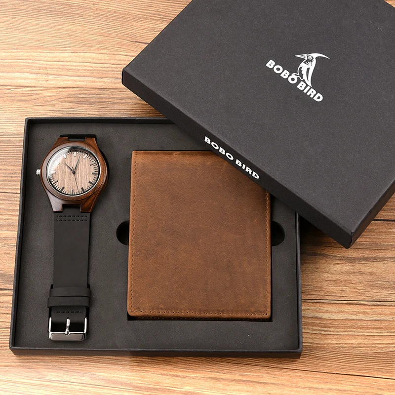 Special Gift Engraving Men Watches Wallet Family for Son DAD MOM Men's Boyfriend Quartz Women Wristwatch for Engrave Logo