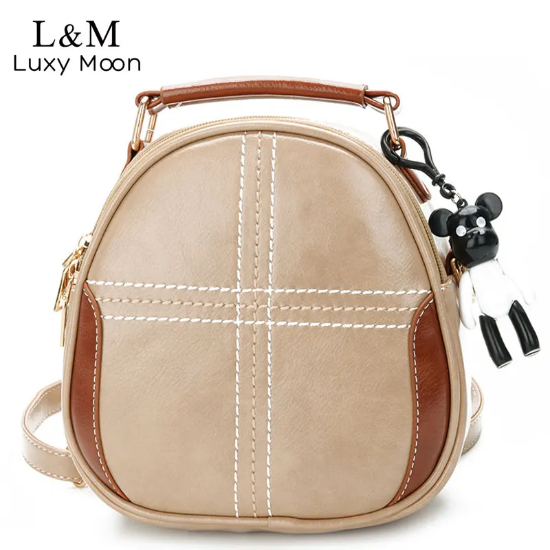 Thread Mini Backpack For Women 2018 Teenage Girls Small Leather Back Pack With Pendant Cute Backpacks Trave Bags Mochila XA122H Thread Mini Backpack For Women 2018 Teenage Girls Small Leather Back Pack With Pendant Cute Backpacks Trave Bags Mochila XA122H