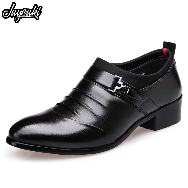 

Juyouki 2019 New Men's Casual Shoes Handsome Dress shoes Business Shoes Fashion Casual Oxford Shoes Big Large Plus Size 48