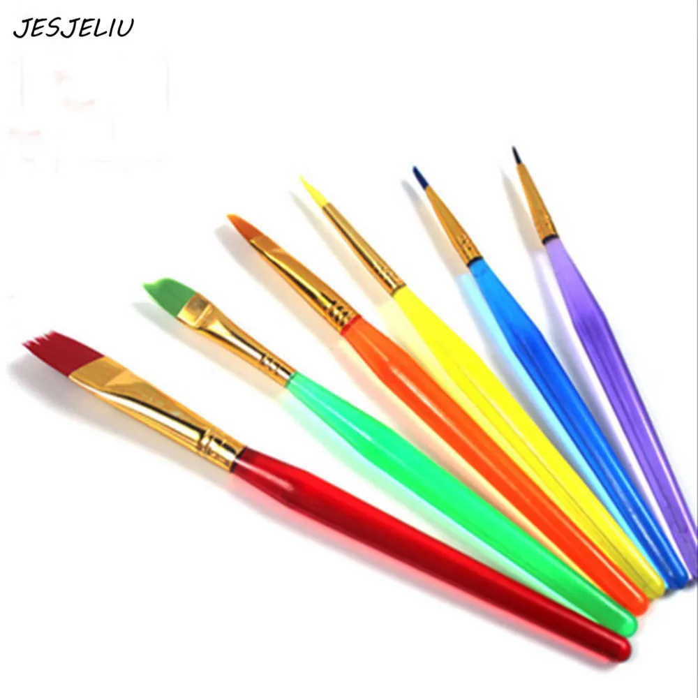 

All Purpose 6pcs Fondant Cake Brush Decor Painting Tool Icing Dusting Pastry DIY