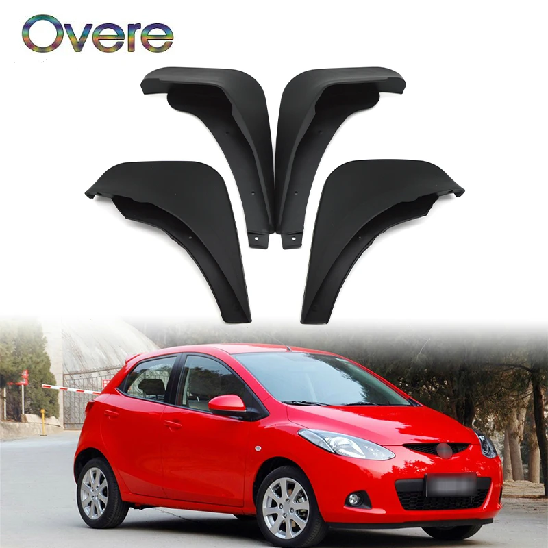 Overe Car Front Rear Mudguards For MaOverea 2/Demio GE Hatchback 2008 2009 2010 2011 2012 2013 Accessories Mudflaps Car-styling |