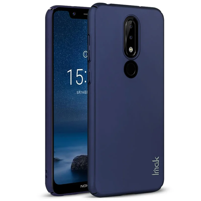 

Case For Nokia 6.1 Plus /Nokia X6 IMAK Jazz Slim Skin Tactility Hard PC Back Cover Nokia X6 Case Gift Screen Protector