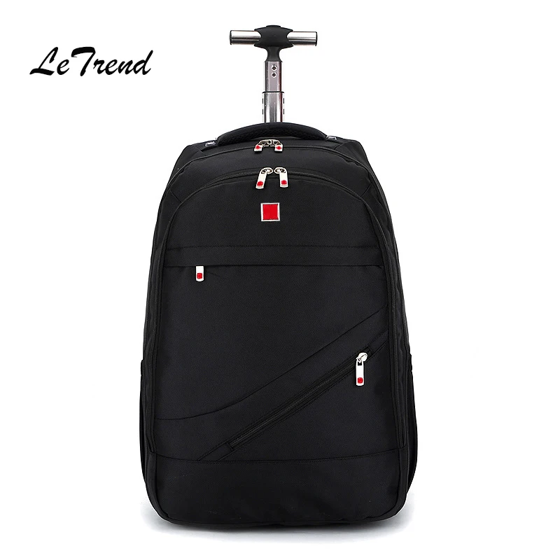LeTrend Oxford Travel Bag Men Rolling Luggage large capacity Suitcases Wheel 20 inch Carry On Shoulder Bags Men's Backpack LeTrend Oxford Travel Bag Men Rolling Luggage large capacity Suitcases Wheel 20 inch Carry On Shoulder Bags Men's Backpack