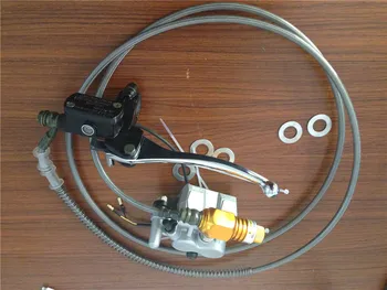 

STARPAD For After the electric car conversion disc brake lock up the thread left modified double-pump dual-piston disc brake oil