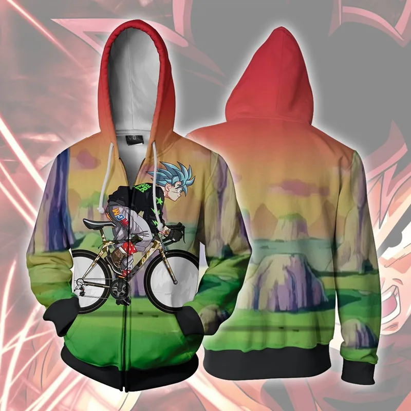 

3d Print Dragon Ball Z Sweatshirts Hoodie Anime Cosplayostume Jackets Coats Men Women