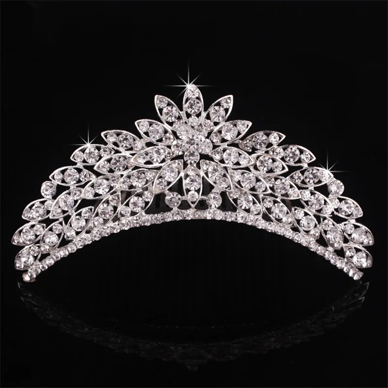 HOT Elegant Sparkly Crystal Rhinestone Crown Tiara Wedding Prom Bride Headband Wedding Tiaras
