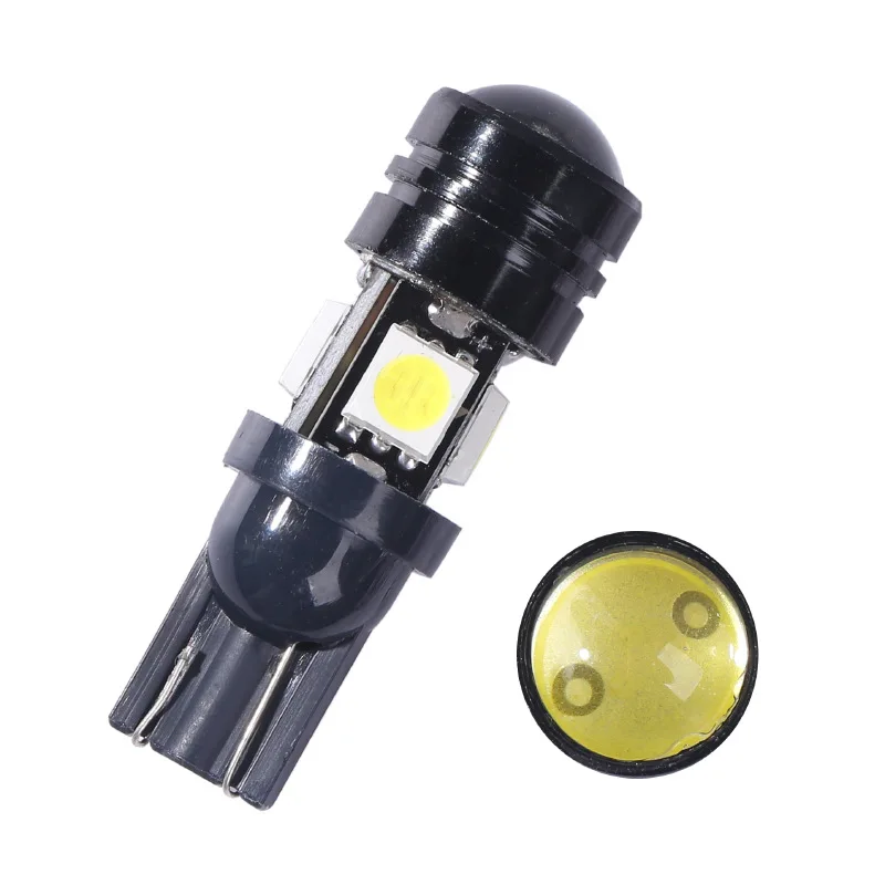 

Automotive LED lamp T10 5050 4led + 1.5W led broadband lamp T10 license plate lamp small black front lamp