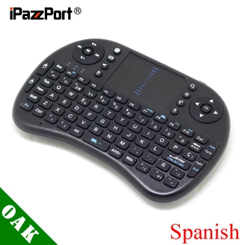 

[Free DHL] iPazzPort (21S) Mini 2.4G Wireless Spanish(Espanol) Keyboard+Air Mouse+TouchPad for Android TV Box/IPTV - 100pcs