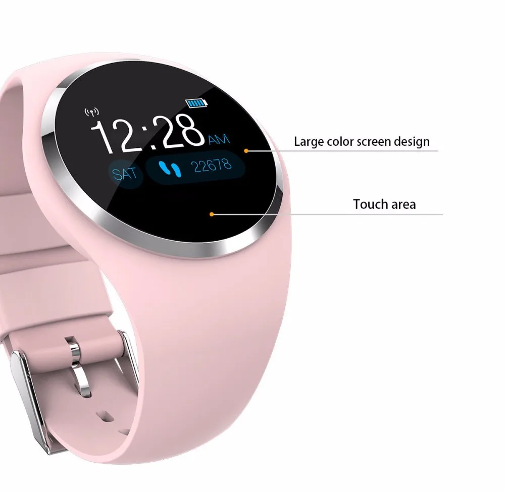 Женские Bluetooth Smart Спорт Шагомер фитнес часы бег шагомер браслет для Android IOS iPhone