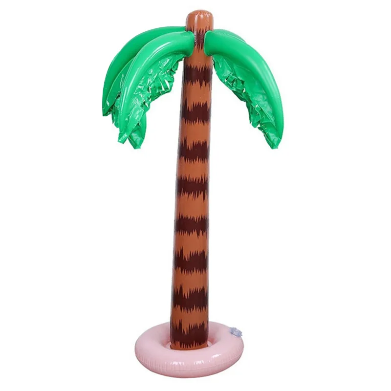 90cm Inflatable Blow Up Hawaiian Tropical Palm Tree Beach Pool Party Decor Toy Supplies E2S