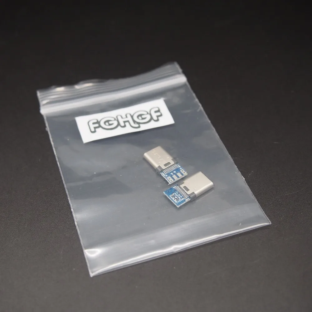 50 шт./лот USB3.1 C type usb штекер PCB двусторонняя вставка OTG Эндрюс для телефона|usb usb|usb