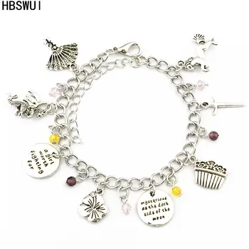 

HBSWUI Wholesale Free shipping 20pcs a lot Mulan charm Bracelet DTHVFVF26