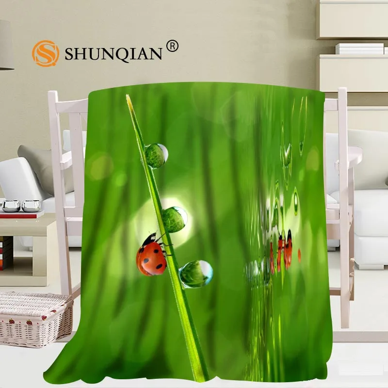 Мягкое одеяло божья коровка размер 56x80 дюймов 50x60 40x50 дюймов|soft fleece|blanket softblanket fleece |