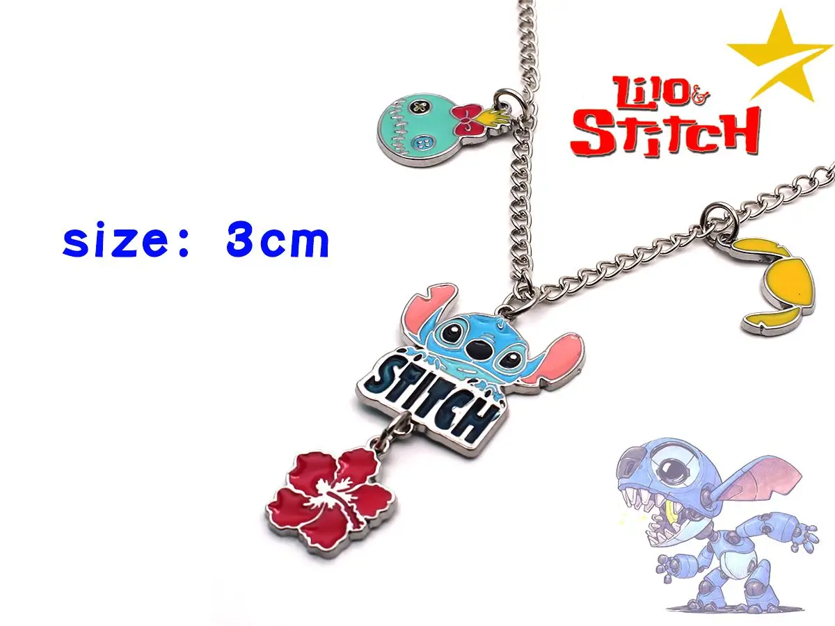 lilo/&stitch couple set of 7pcs key chain pendant key chains ornament