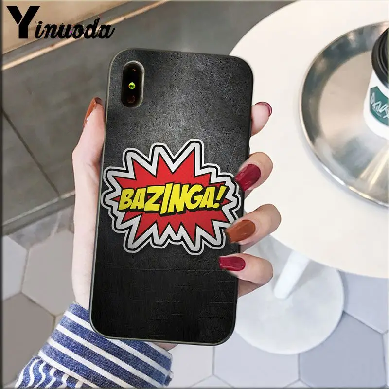 Yinuoda Bazinga The Big Bang Theory ТВ шоу Coque Оболочка Чехол для телефона для iPhone 5 5Sx 6 7 7plus 8 8Plus X XS MAX XR - Цвет: A9