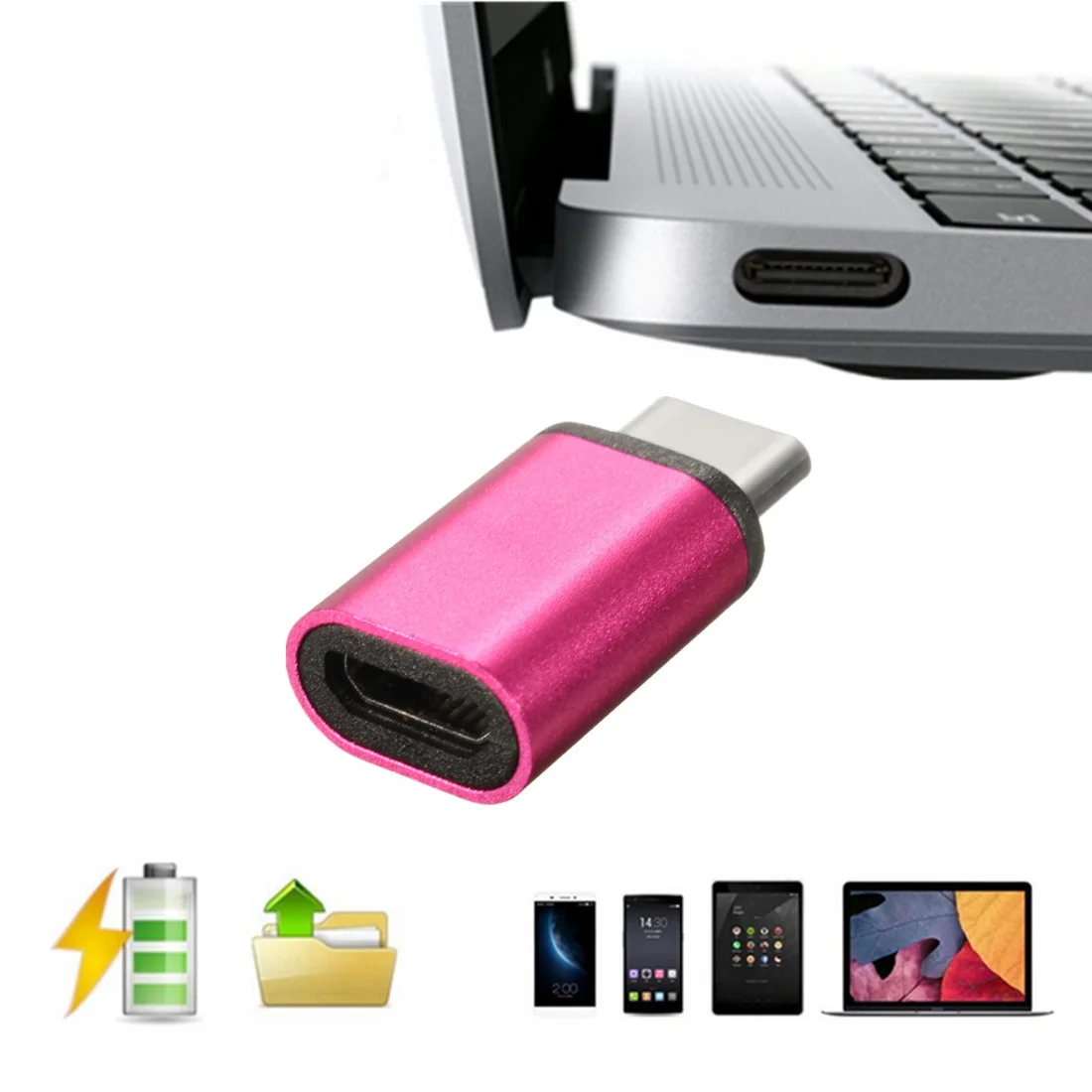 Etmakit аксессуары для телефонов usb type C мужской разъем для Micro USB Женский USB-C type-C адаптер для htc 10 Lumia 950