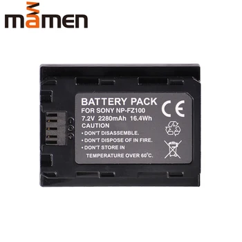 

Mamen NP FZ100 NP-FZ100 NPFZ100 Digital Camera Battery Pack for Sony A7R III A7 III BC-QZ1 A9/A9R Alpha9 Rechargeable Batteries