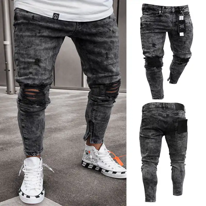 Pantalones Hombre Jeans Para Hombre 2019 Slim Fit