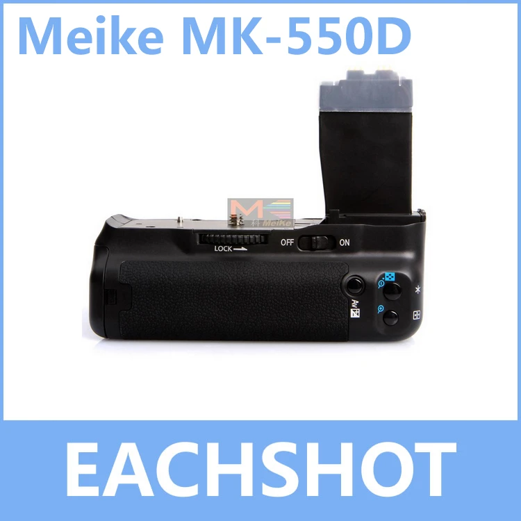 MeiKe MK-550D, MK550D MK 550D BG-E8 BP-550D Батарейная ручка для цифровой однообъективной зеркальной камеры Canon EOS 550D 600D 650D 700D Rebel T2i T3i T4i поцелуй X4 X5 X6