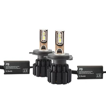 2 Pcs Carro LEVOU Lâmpadas Dos Faróis com Chip Auto Luzes de Nevoeiro Lâmpada 6000 K H7 LEVOU H4 H13 9006 H15 9005 H16 H11 H8 9012 9007 D1 D2 D3