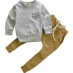 Комплект зимней одежды для мальчиков комплект детской одежды футболка для малышей и мальчиков преддошкольного возраста Толстовка с