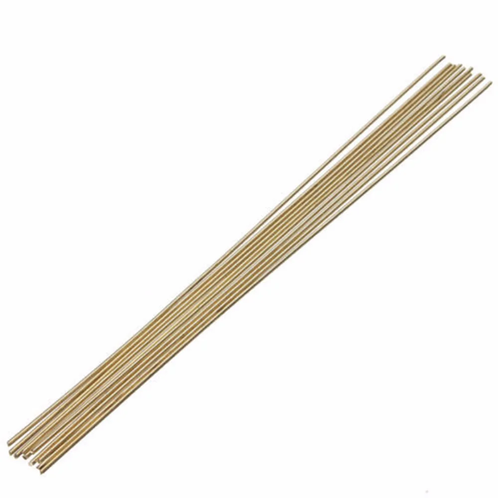 10pcs 1.6x250mm Brass Rods Wires Sticks For Repair Welding Brazing Soldering welding rods welding wire tin solder rod