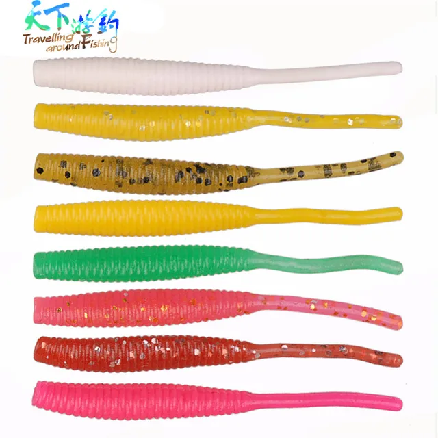 Aliexpress.com : Buy 50pcs Fishing Lures Soft Baits 8 ...