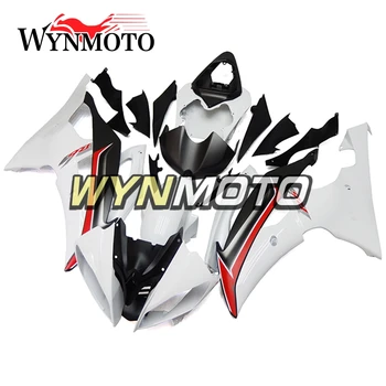 

Complete ABS Plastic Injection White Black Red Stripe Motorcycle Fairings For Yamaha YZF R6 Year 08 - 16 2008 - 2016 Cowlings