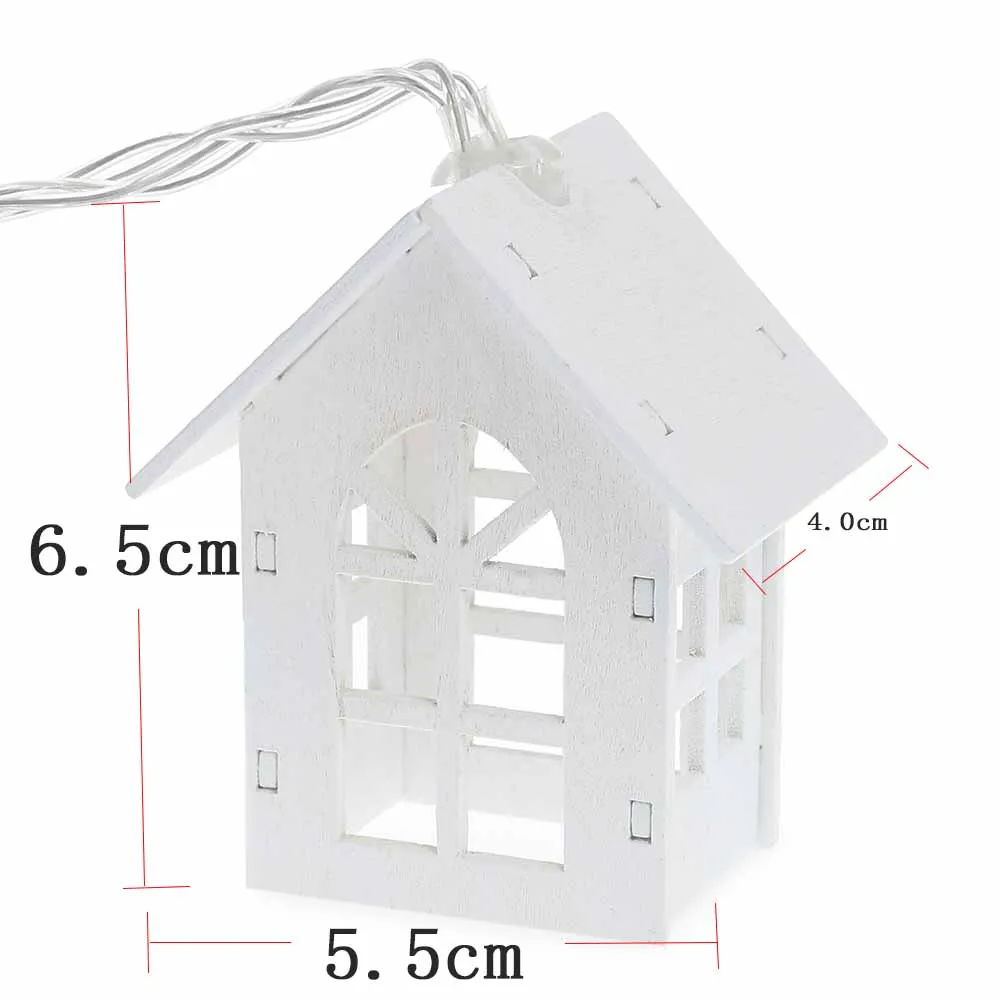 Jiaderui светодиодный гирлянда с деревянным домиком светодиодный 1,5 м 10 светодиодный s комнатный Декор струнная лампа Свадебная вечеринка праздник сказочные огни Новинка лампа