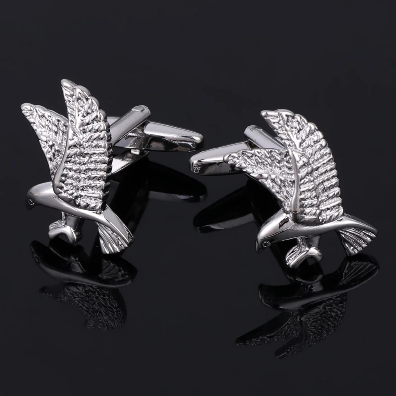 

Drop&Wholesale Novelty Eagle Mens Suit Shirt Dress Cufflinks Cuff Links Jewelry Wedding Party APR28