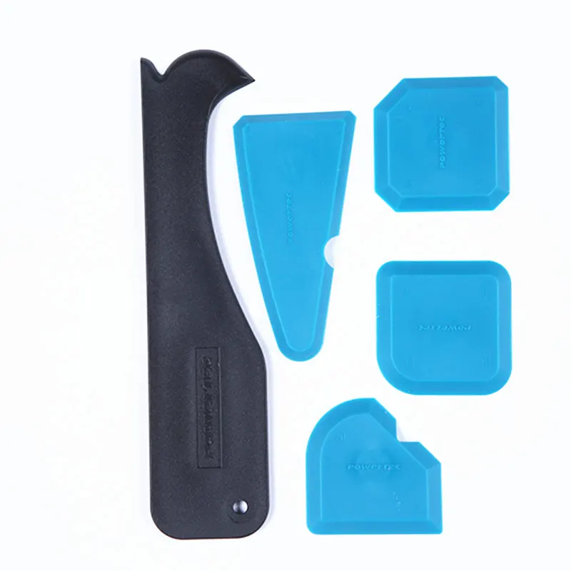 

5PCS Caulking Tool Kit Caulk Finishing Joint Sealant Silicone Grout Remover Scraper Glass Cement Scraper Tool Kit Hand Tool
