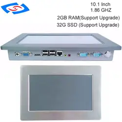 Низкая стоимость 10,1 дюймов с SSD 32 ГБ/64 г/128 г/256 г прочный промышленный планшет ПК все в одном сенсорный экран промышленных панель