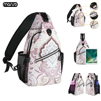 

MOSISO 2019 Women Sling Backpack for iPad Case 2017 9.7 Waterproof Travel Backpack Crossbody School Student Chest Bag for iPad