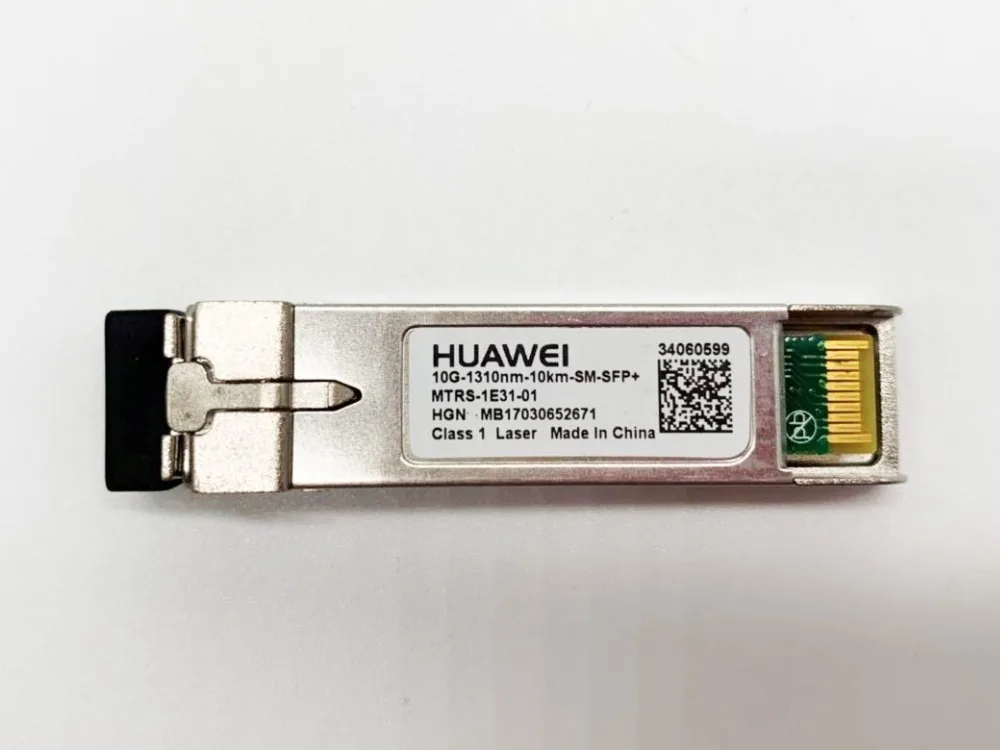 HuaW MTRS-1E31-01 10G-1310nm-10km-SM-SFP + HGN MB17030652671 одномодовый волоконно-оптический трансивер